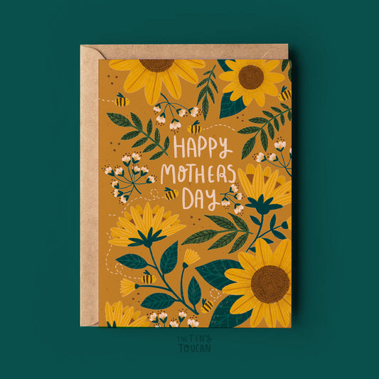 Sunflower Mothers Day Card