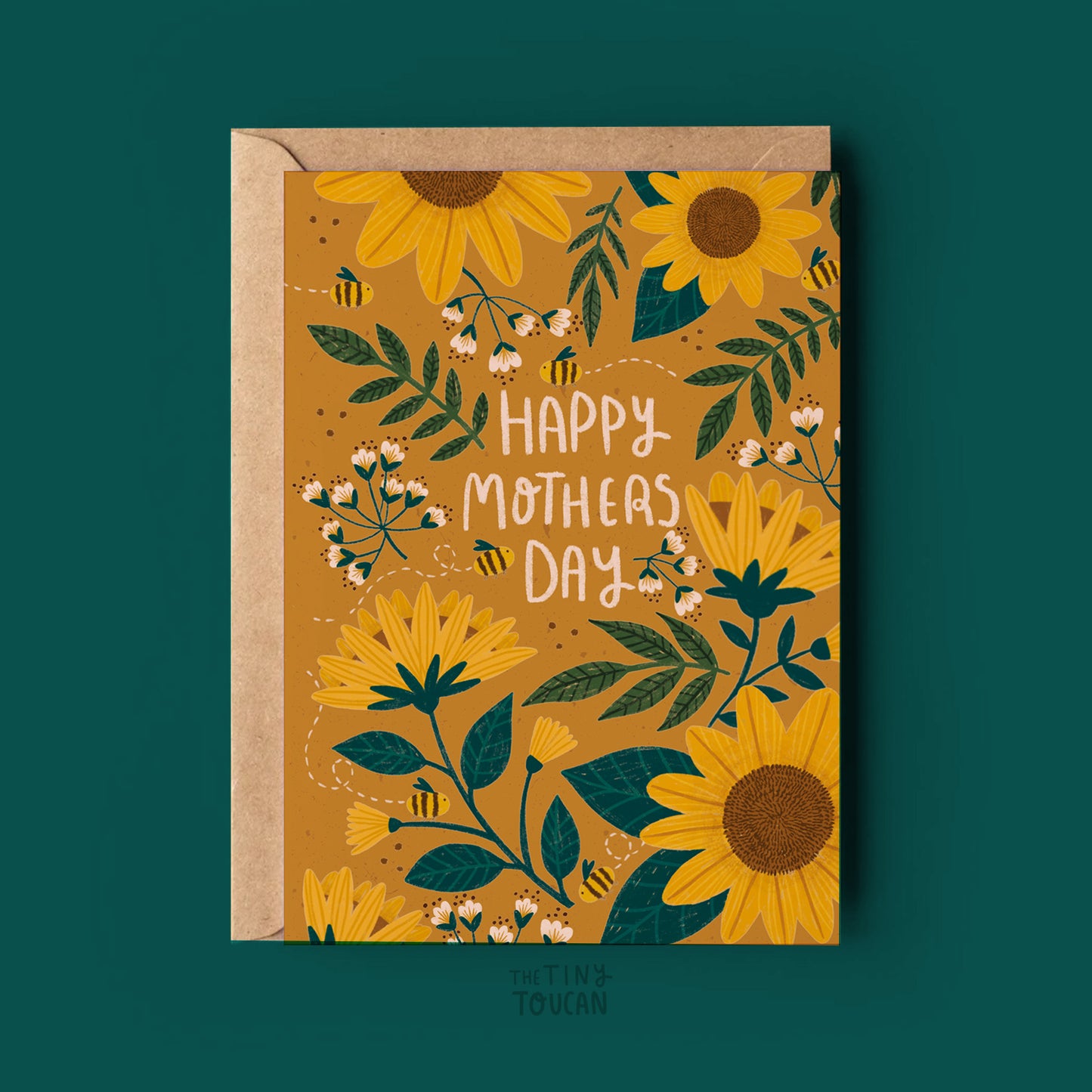 Sunflower Mothers Day Print and Card Bundle