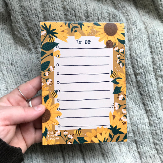 Sunflowers Memo Pad