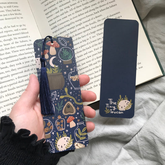 Witches Brew Bookmark in Navy