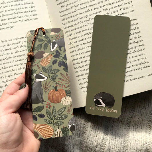 Badger and Gourd Bookmark