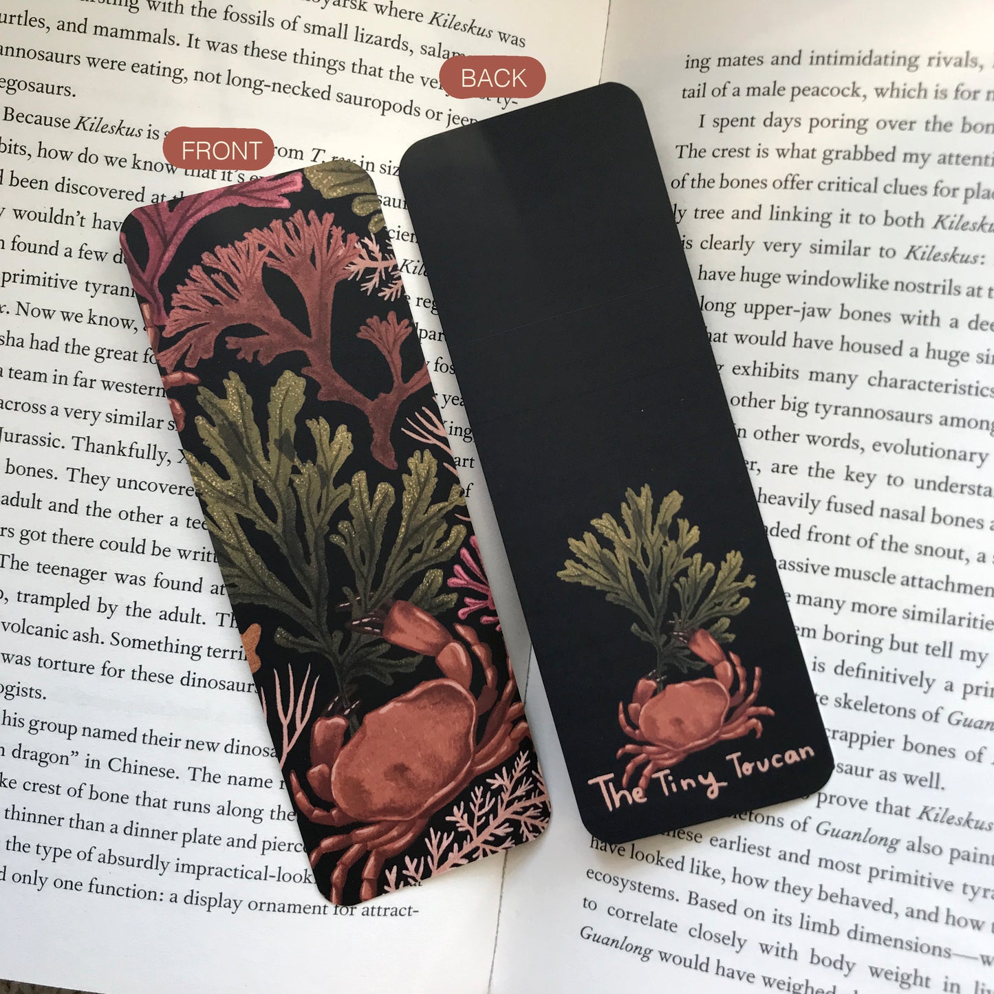 Crabs and Seaweed Bookmark