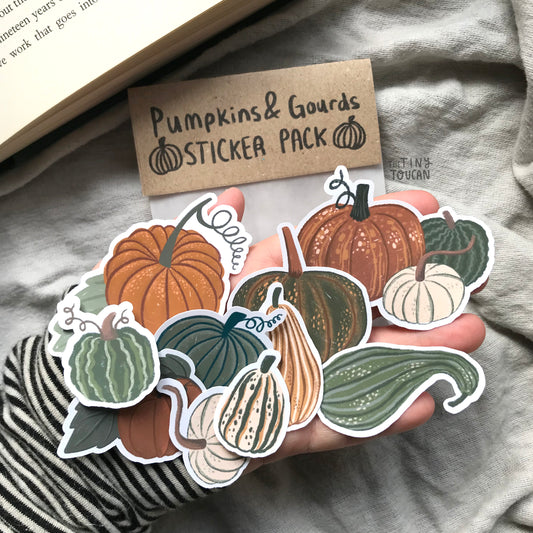 Pumpkins and Gourds Sticker Pack