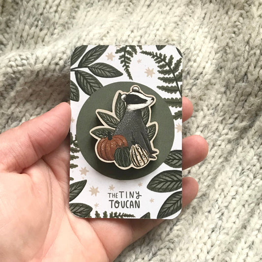 Little Badger Pin