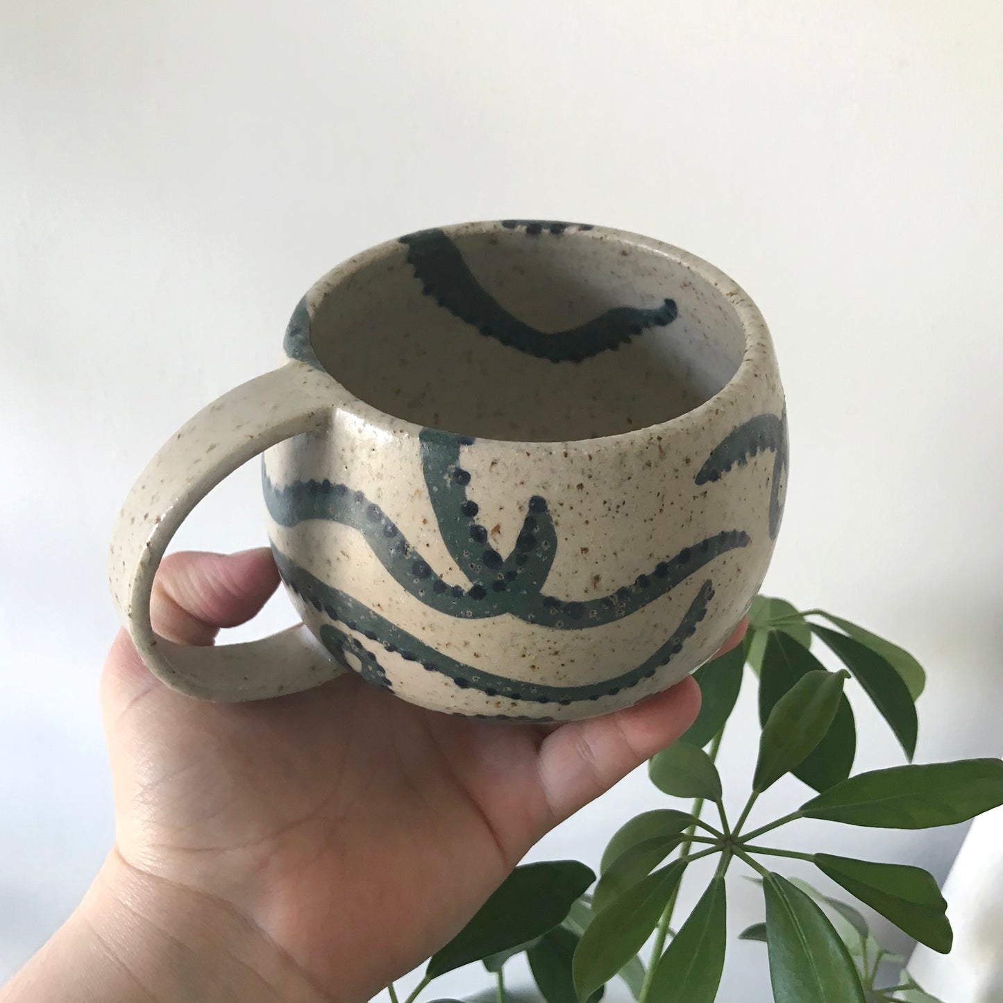 Green Octopus Mug (Large)