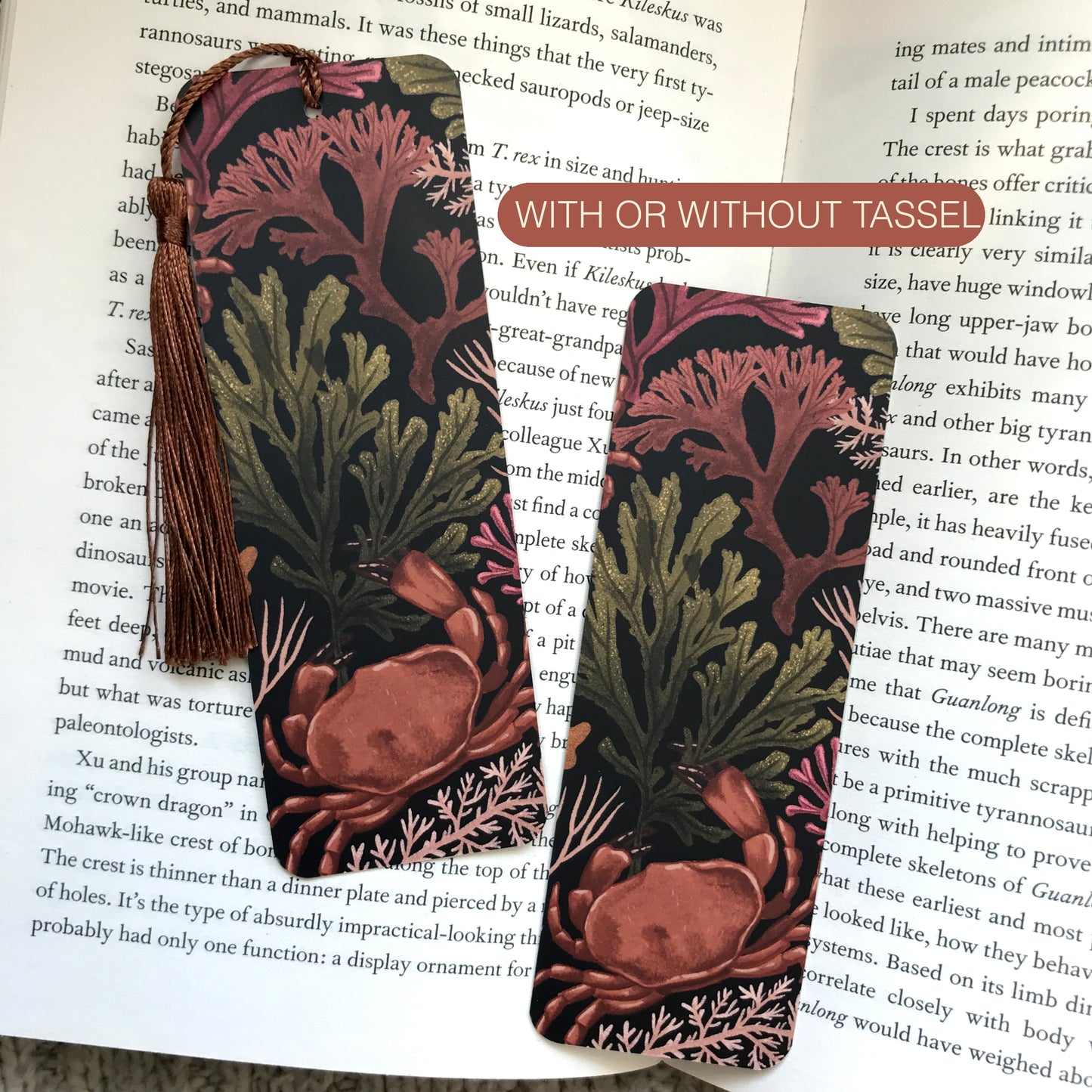 Crabs and Seaweed Bookmark