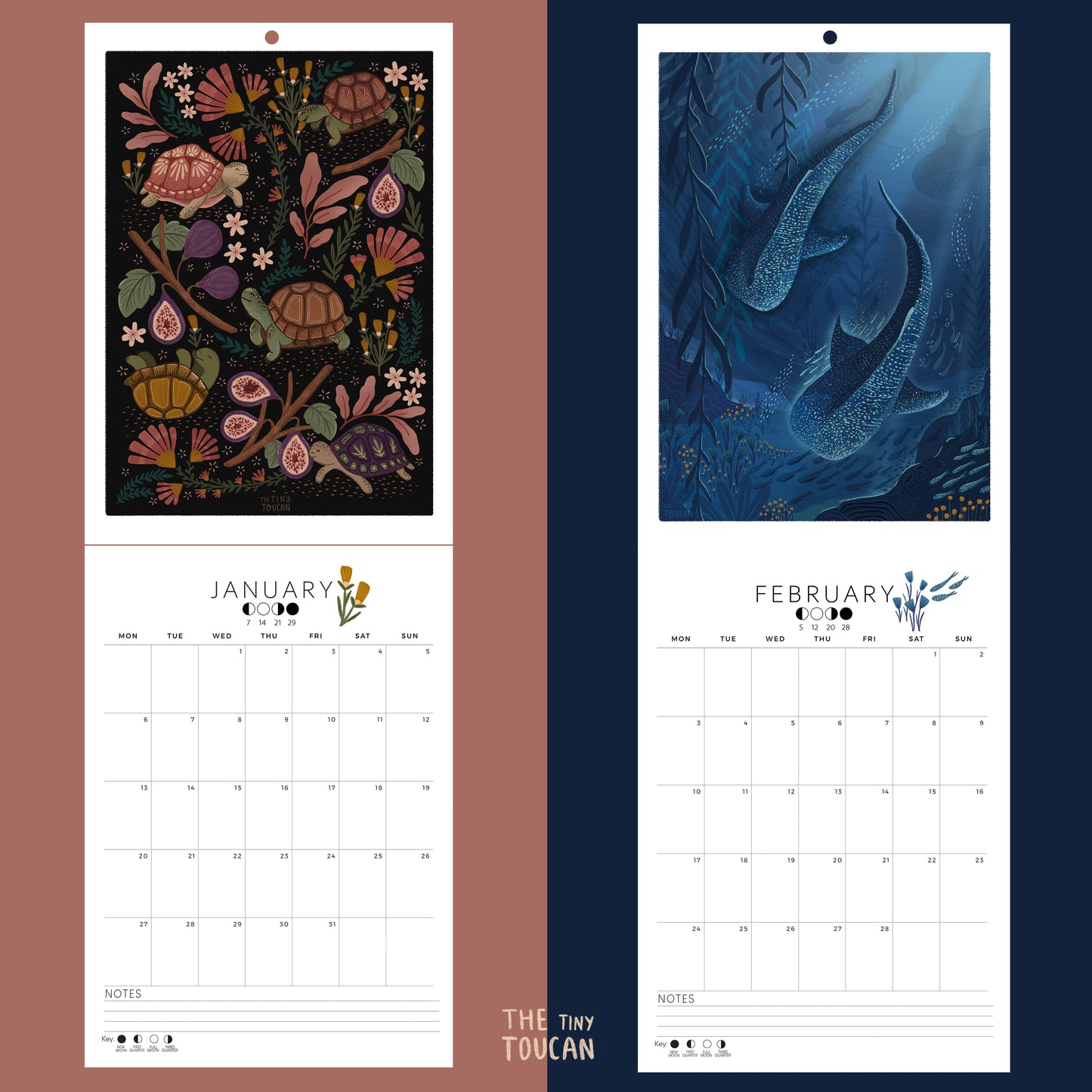 2025 Calendar (Choose Classic Boxes or Family columns)