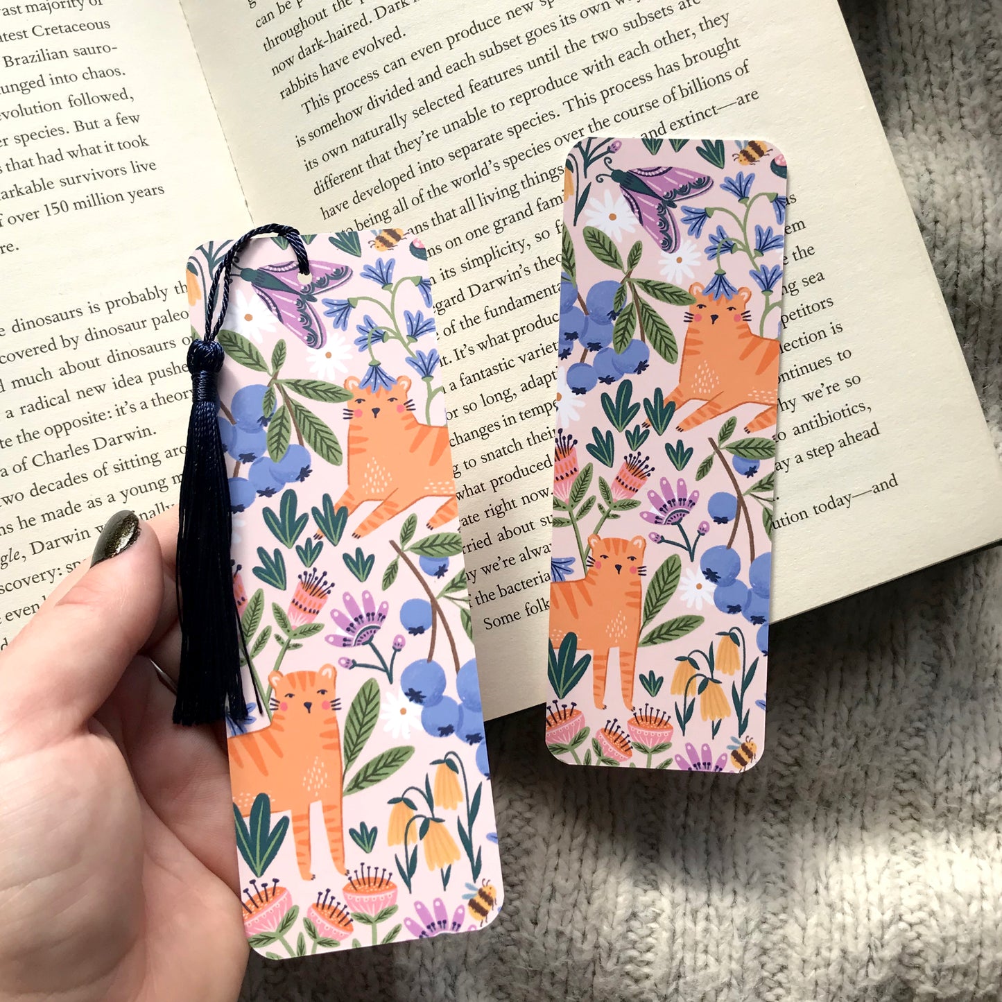 Spring Tigers Bookmark