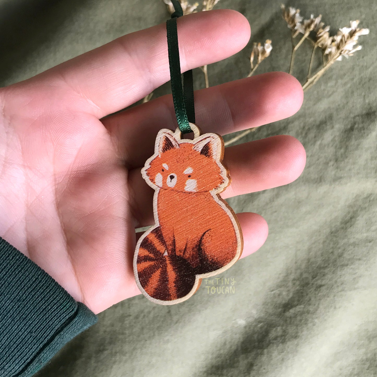 Grumpy Red Panda Decoration