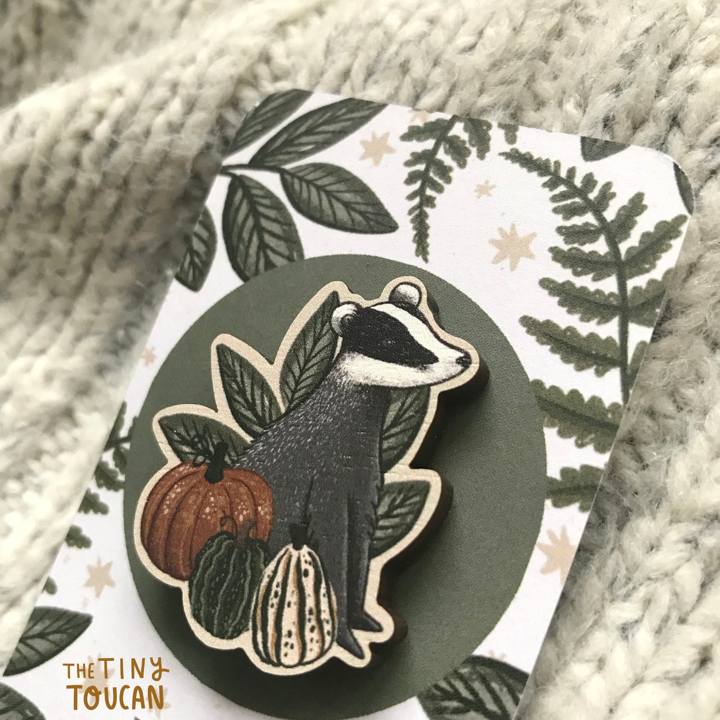 Little Badger Pin