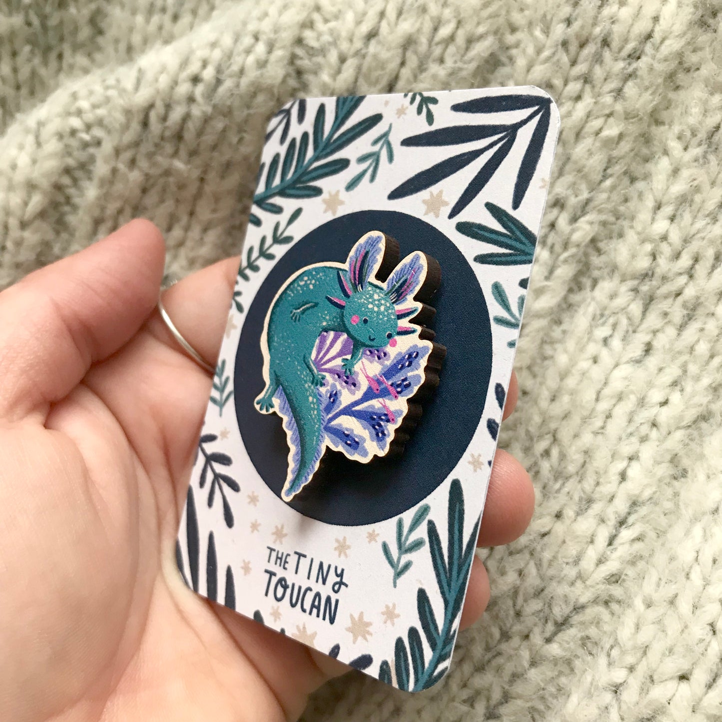 Axolotl Pin