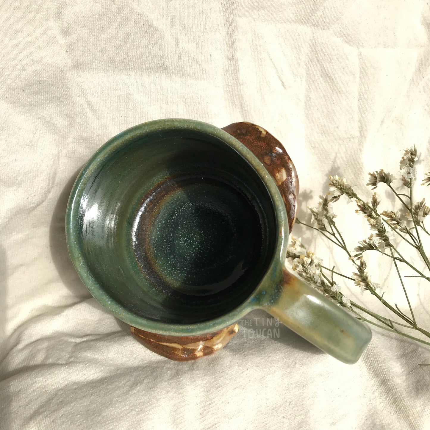 Mushroom Mug in Rusty Moss