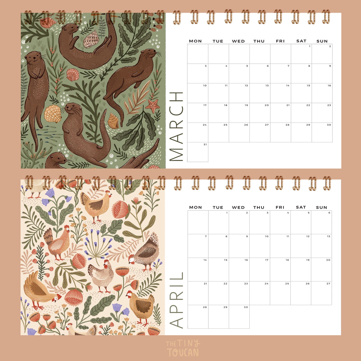 Mini 2025 Desktop Calendar DL *Pre Order*