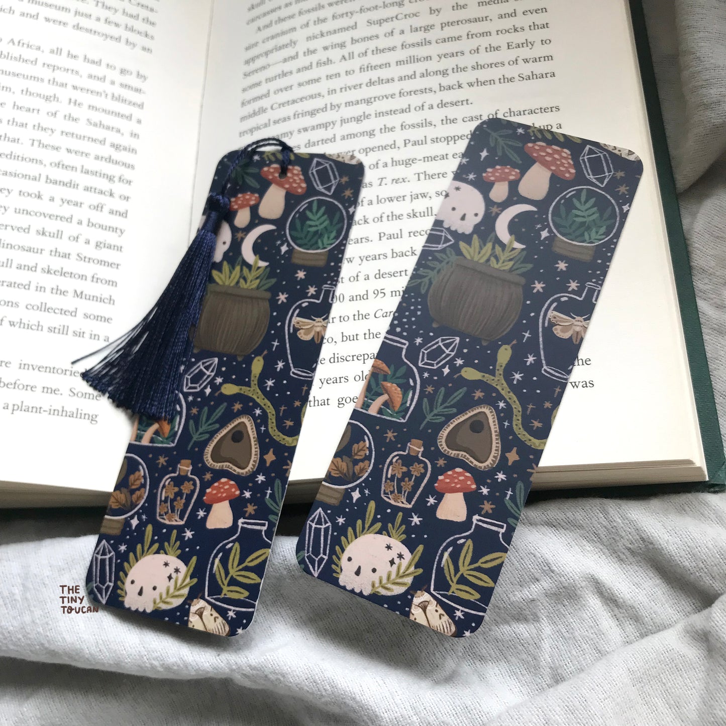 Witches Brew Bookmark in Navy