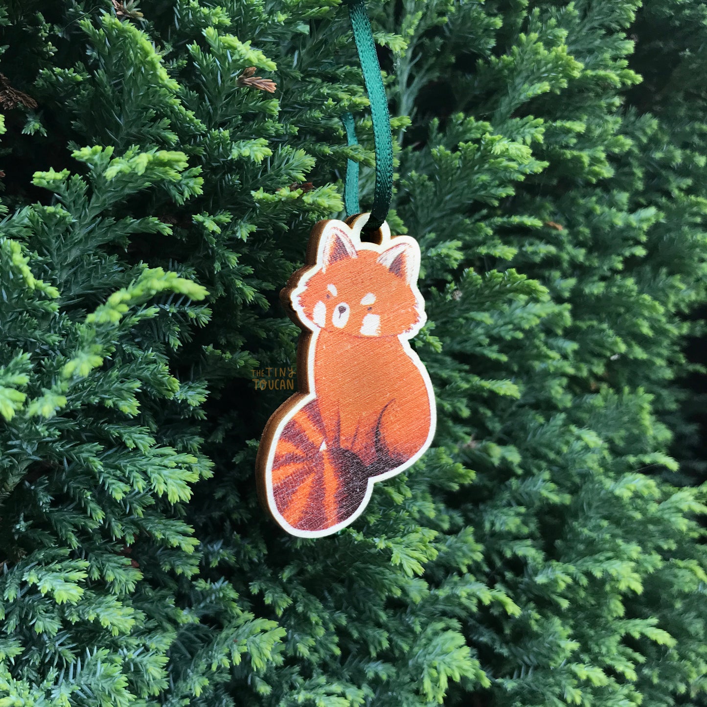 Grumpy Red Panda Decoration