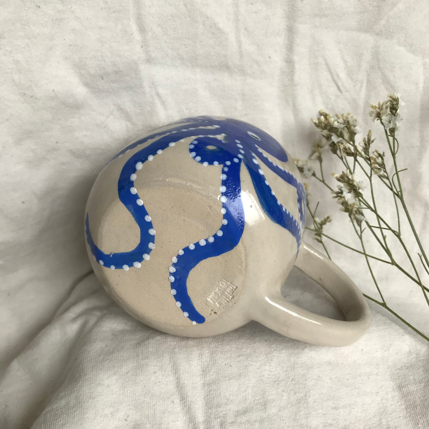 Octopus Mug in Cobalt