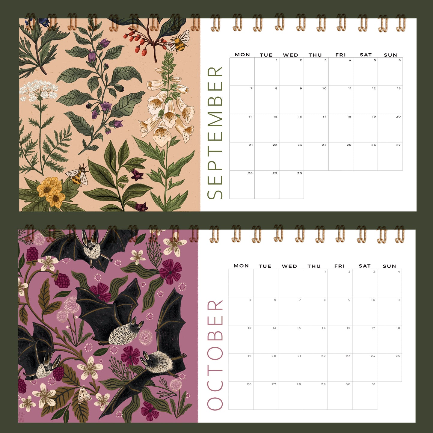 Mini 2026 Desktop Calendar