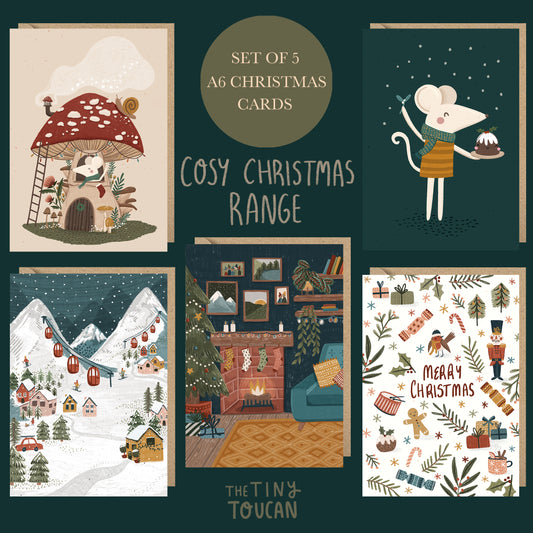 COSY Christmas Card Set