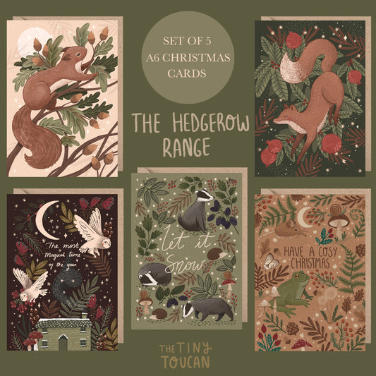 HEDGEROW Christmas Card Set