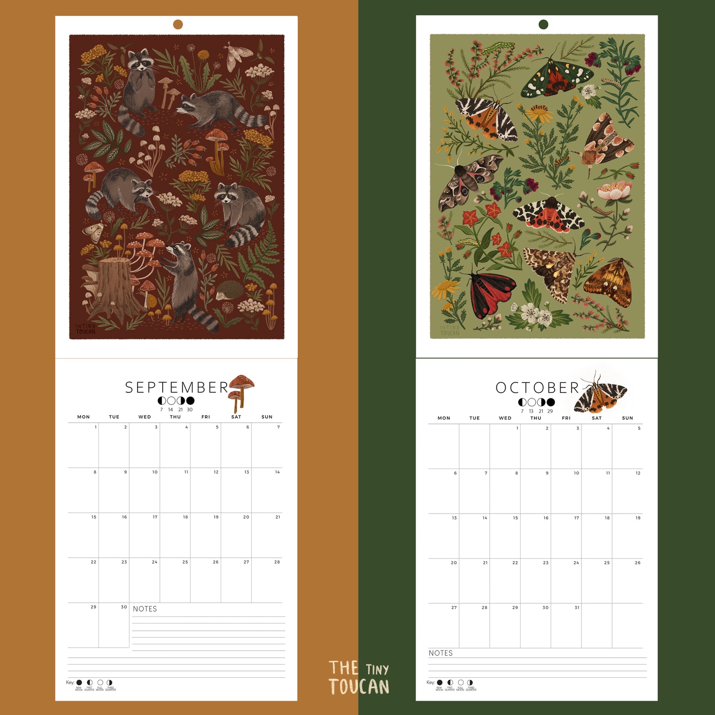 2025 Calendar (Choose Classic Boxes or Family columns)
