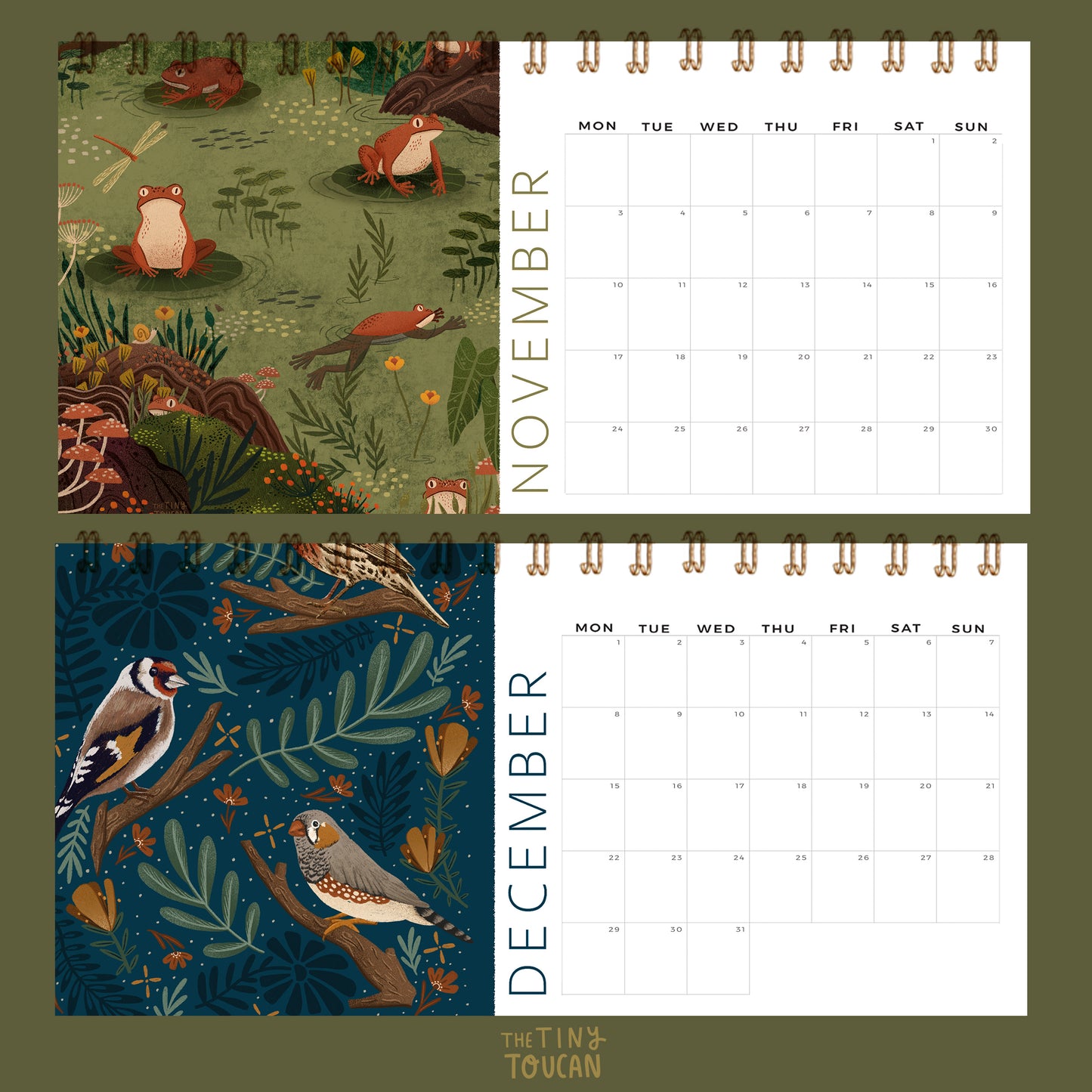 Mini 2025 Desktop Calendar DL *Pre Order*