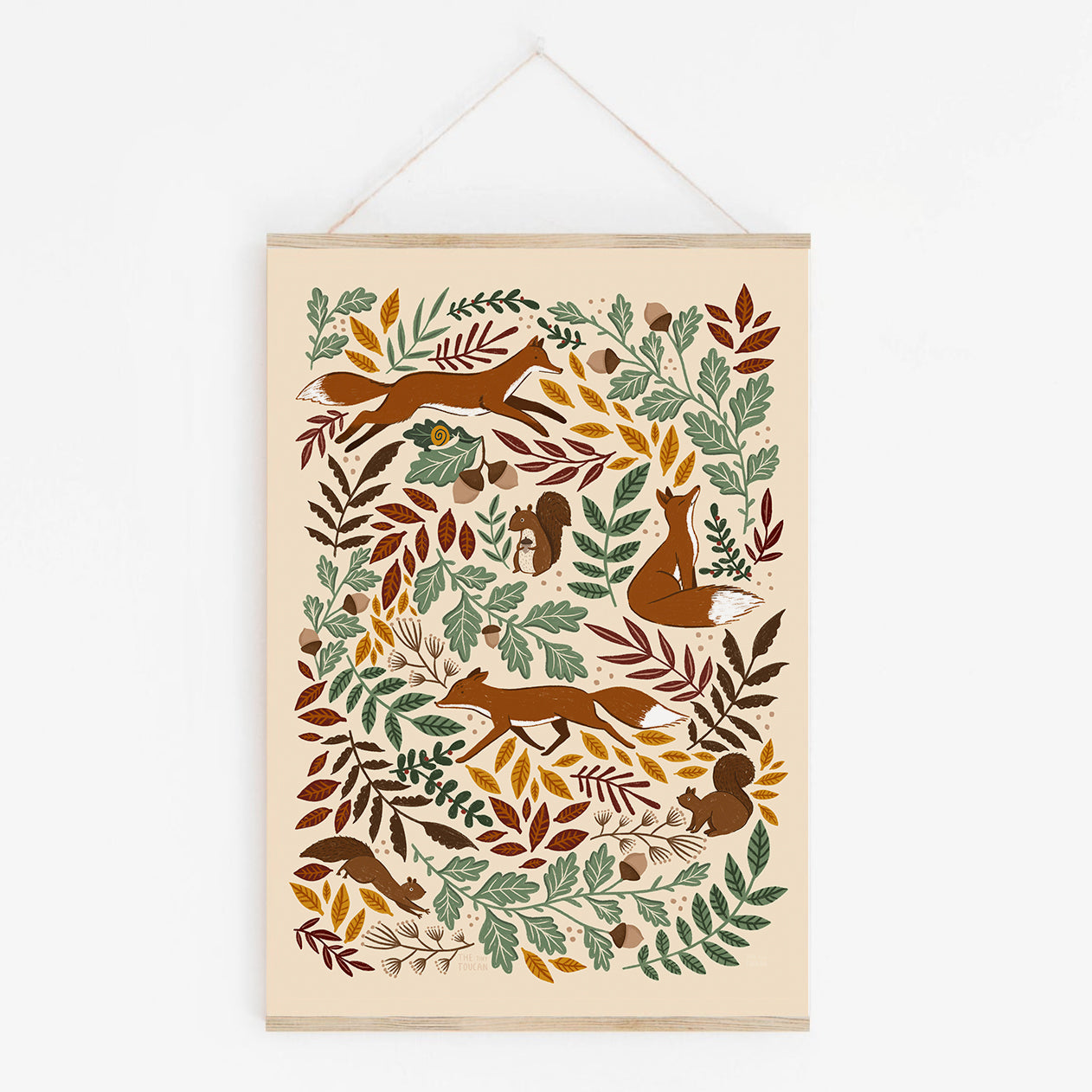 Foxes Fine Art Print