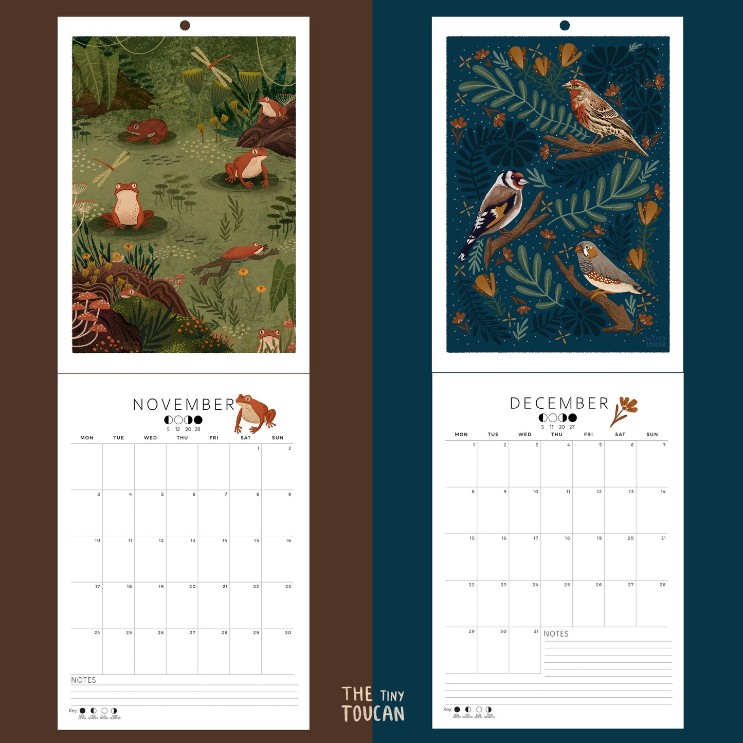 2025 Calendar (Choose Classic Boxes or Family columns)