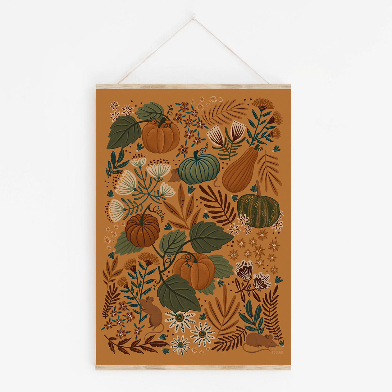Pumpkins and Gourds Fine Art Print