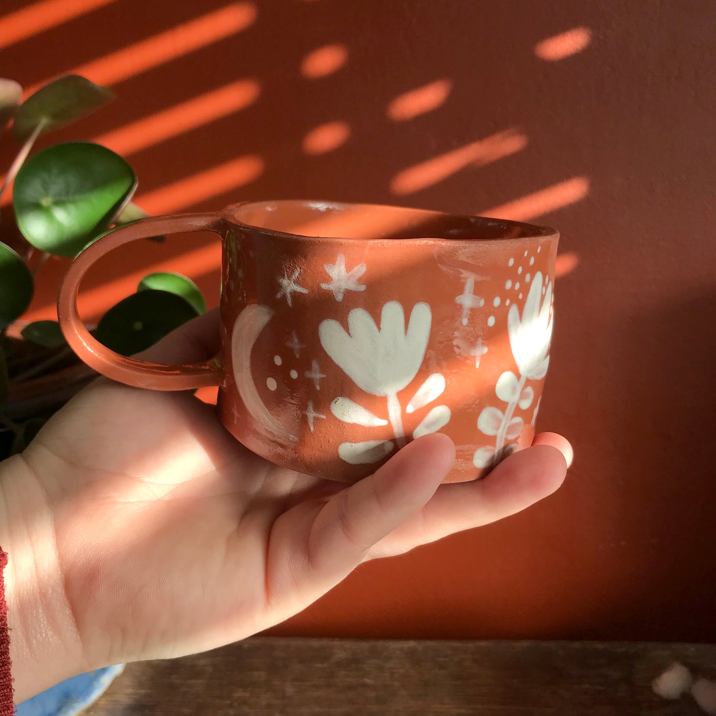 Red Folk Mug (Medium, SECOND)