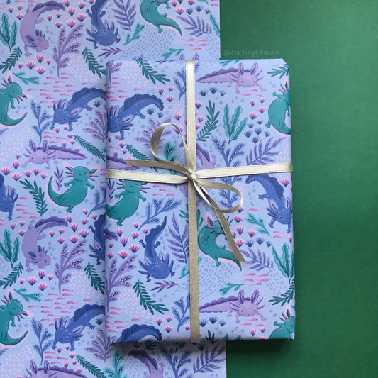 Axolotl  Gift Wrap
