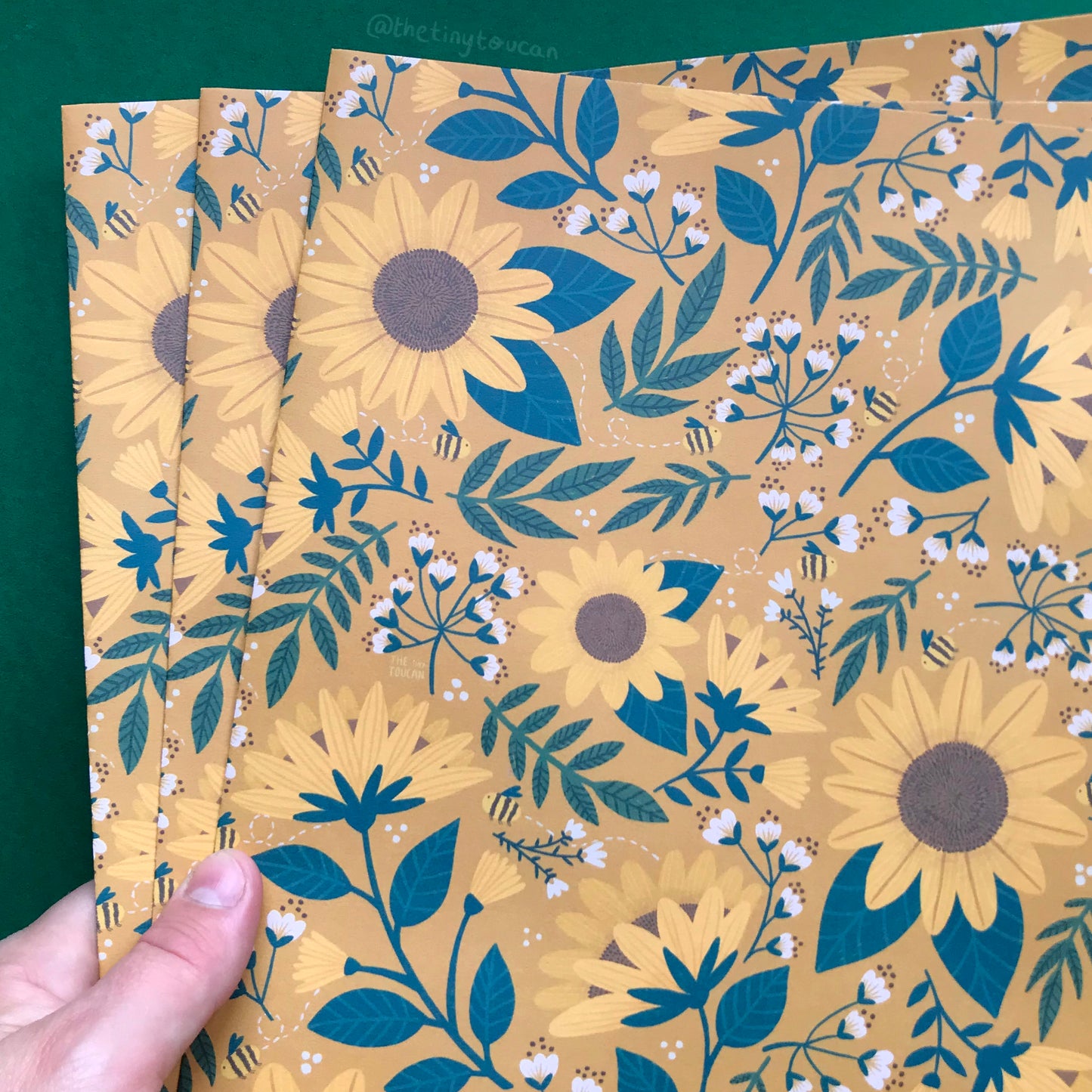 Sunflower Gift Wrap