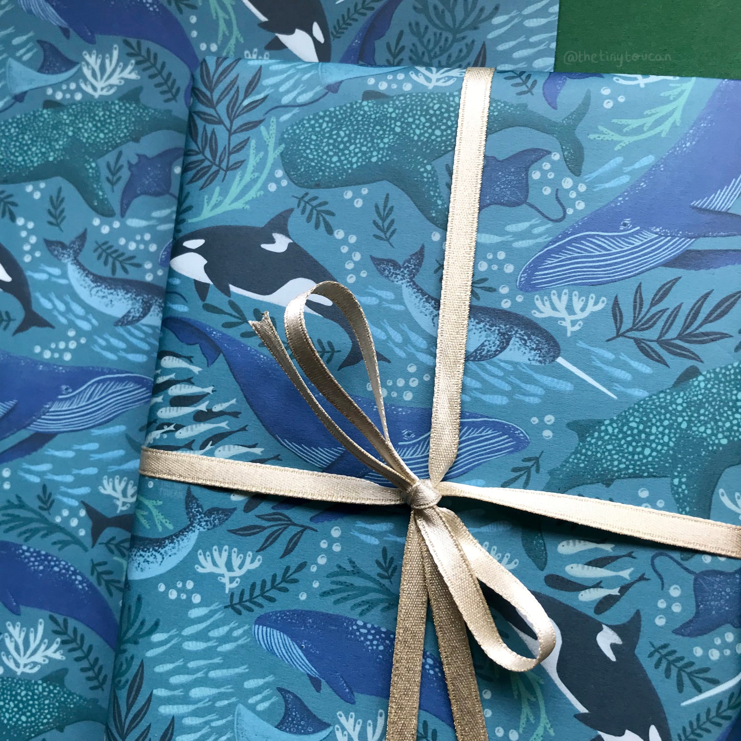 Whales Gift Wrap