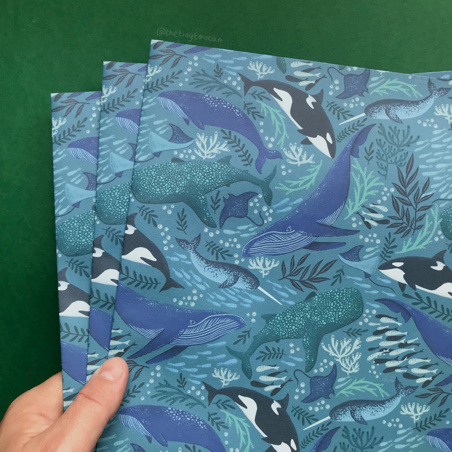 Whales Gift Wrap