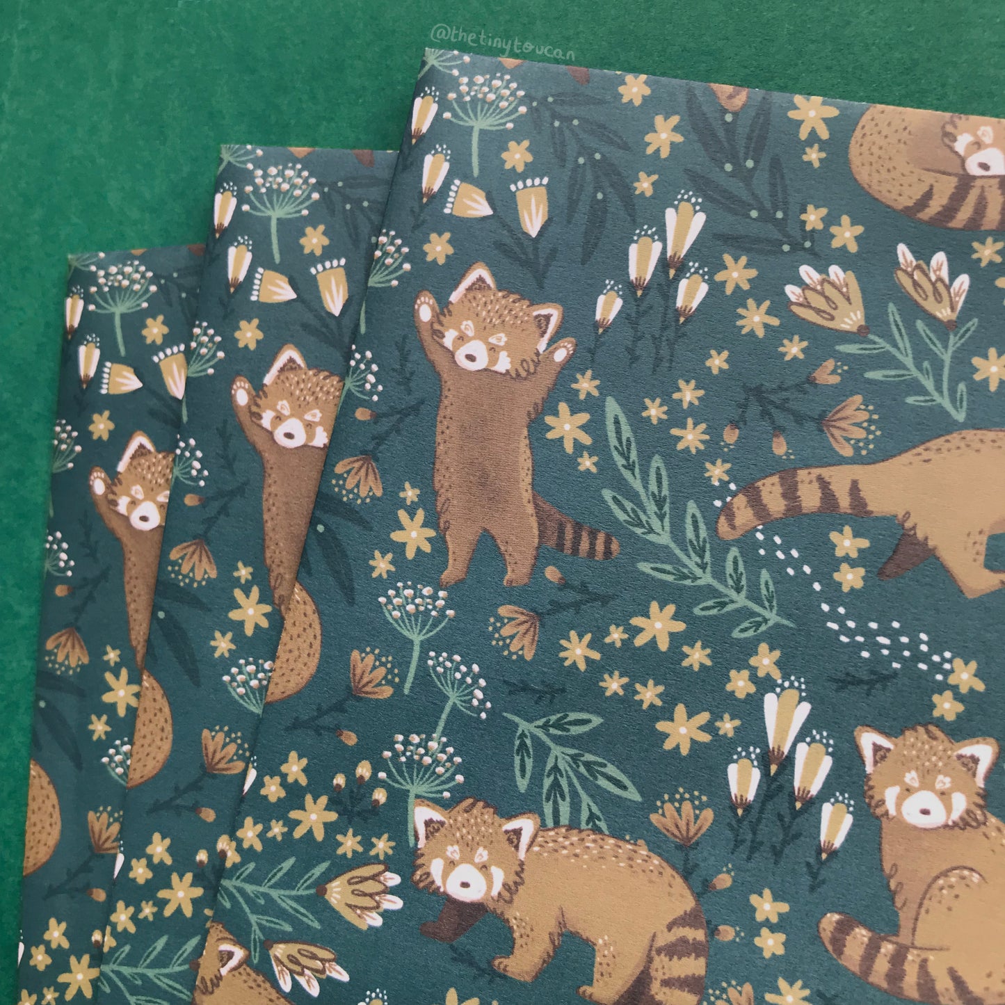 Red Panda Gift Wrap