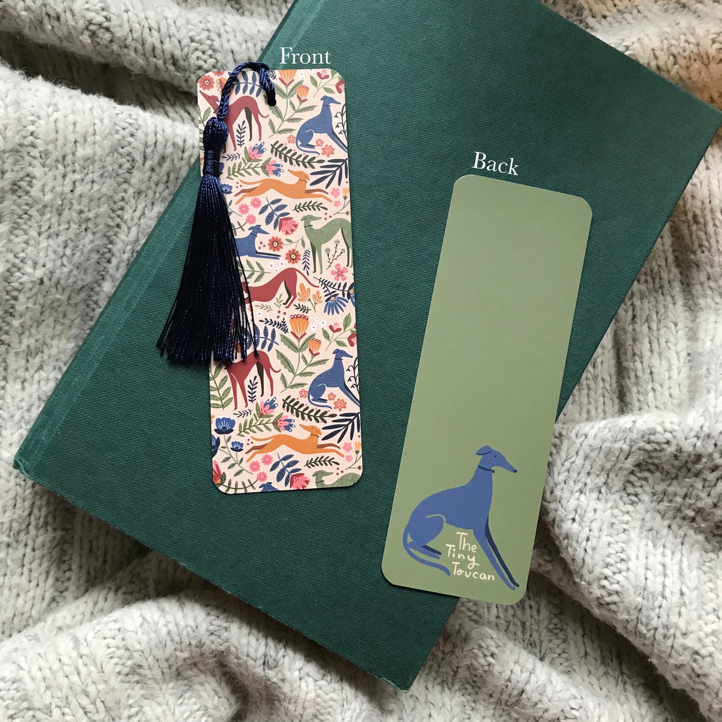 Long Dogs Bookmark in Autumn