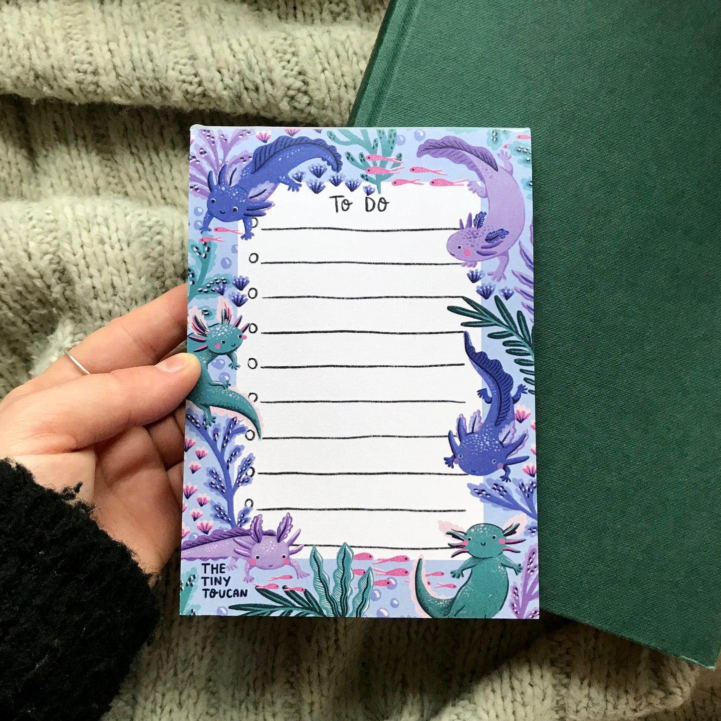 Axolotl Memo Pad