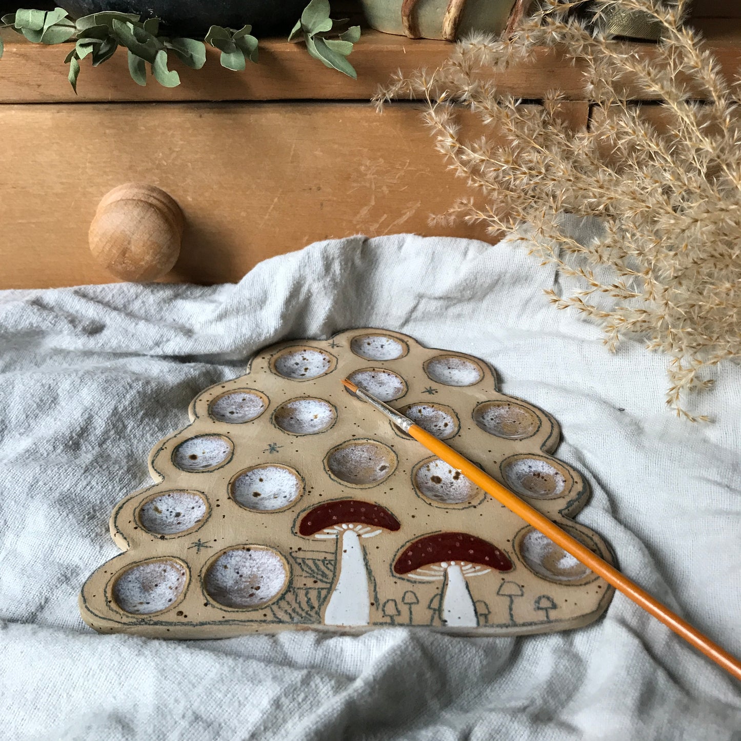 Mushroom Paint Palette