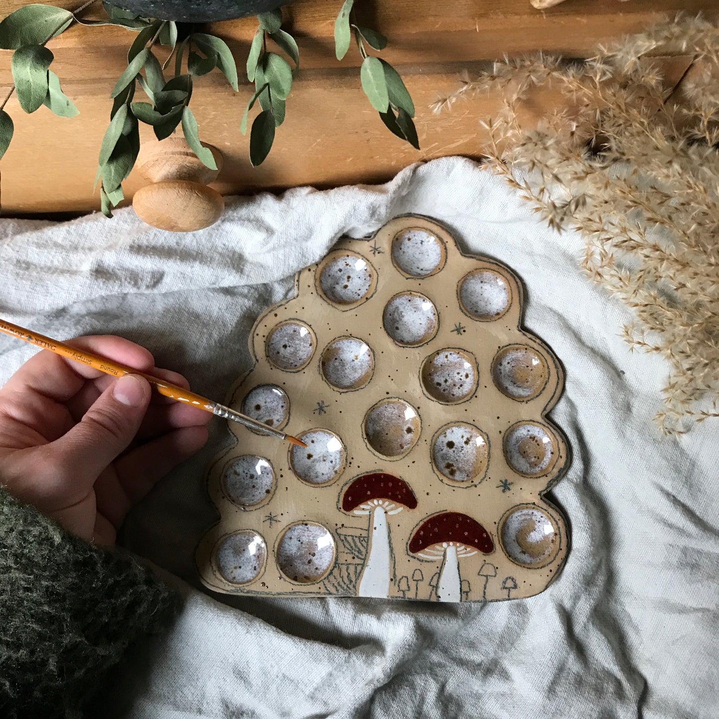Mushroom Paint Palette
