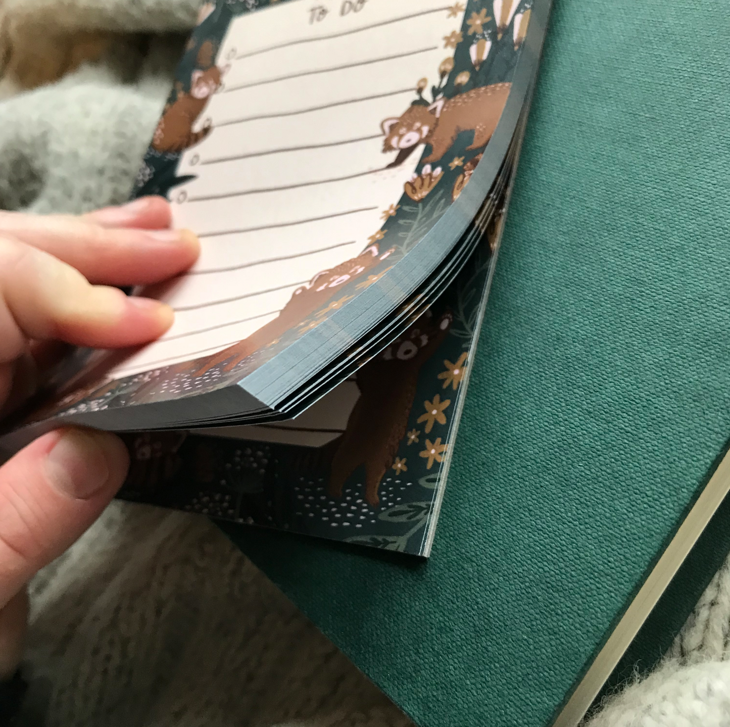 Red Panda Memo Pad