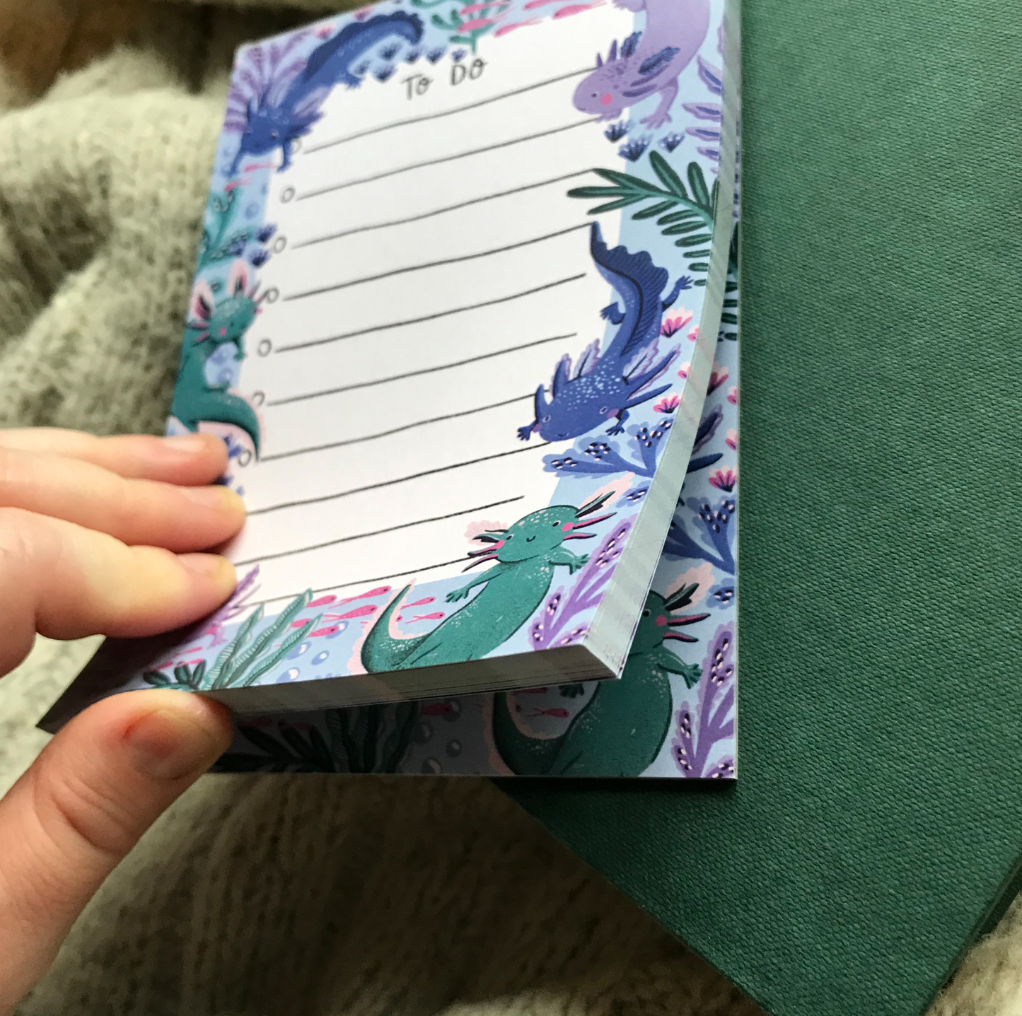 Axolotl Memo Pad