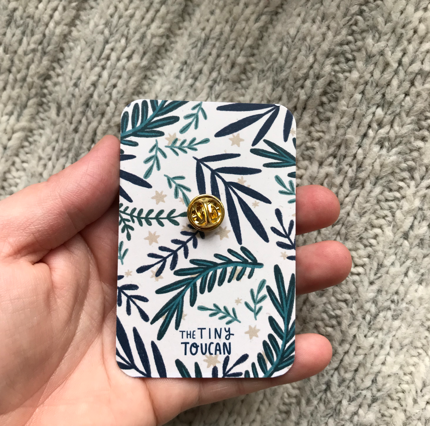 Ceramic Face Pin