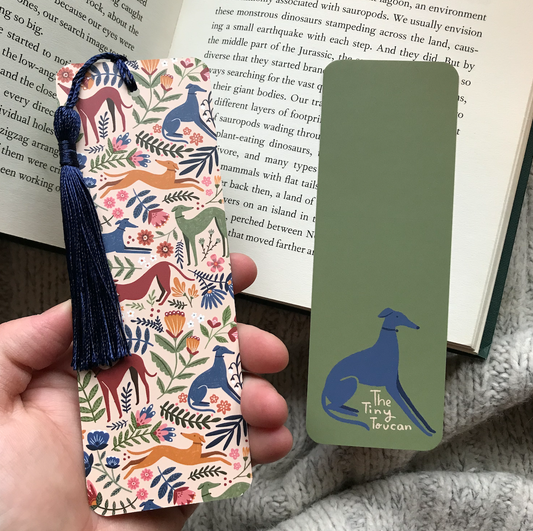 Long Dogs Bookmark in Autumn