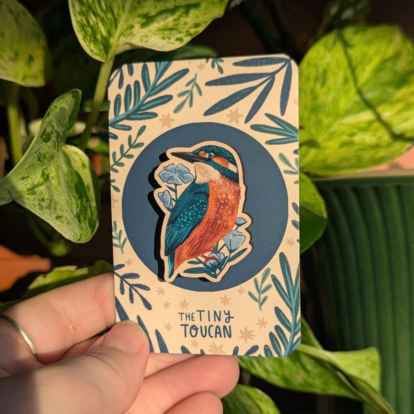 Kingfisher Pin