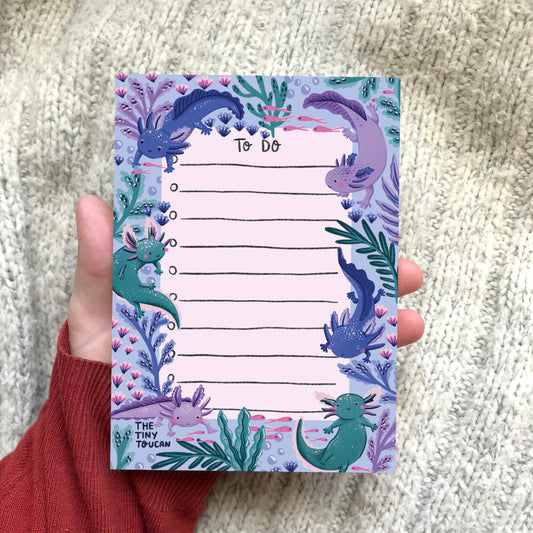 Axolotl Memo Pad