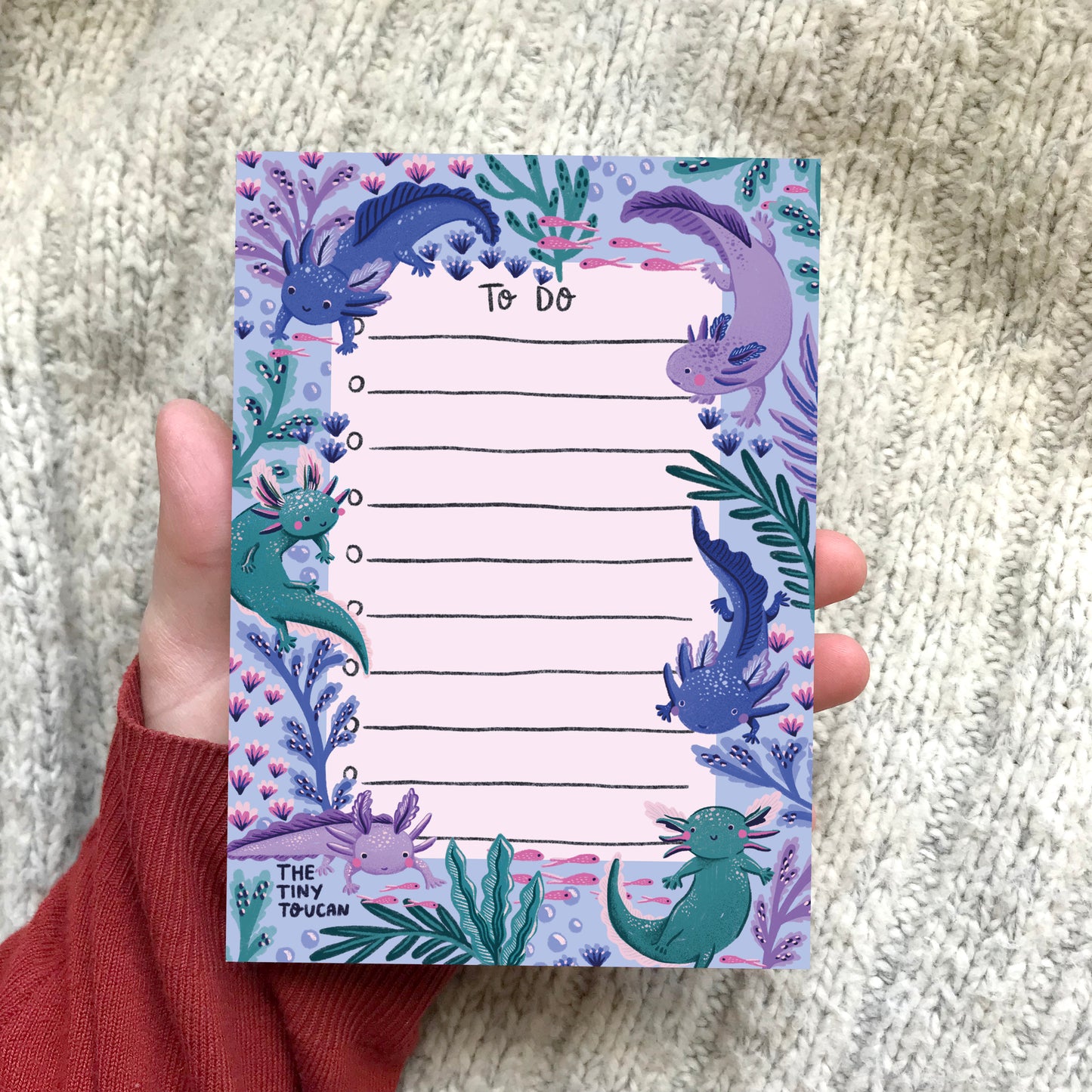 Axolotl Memo Pad