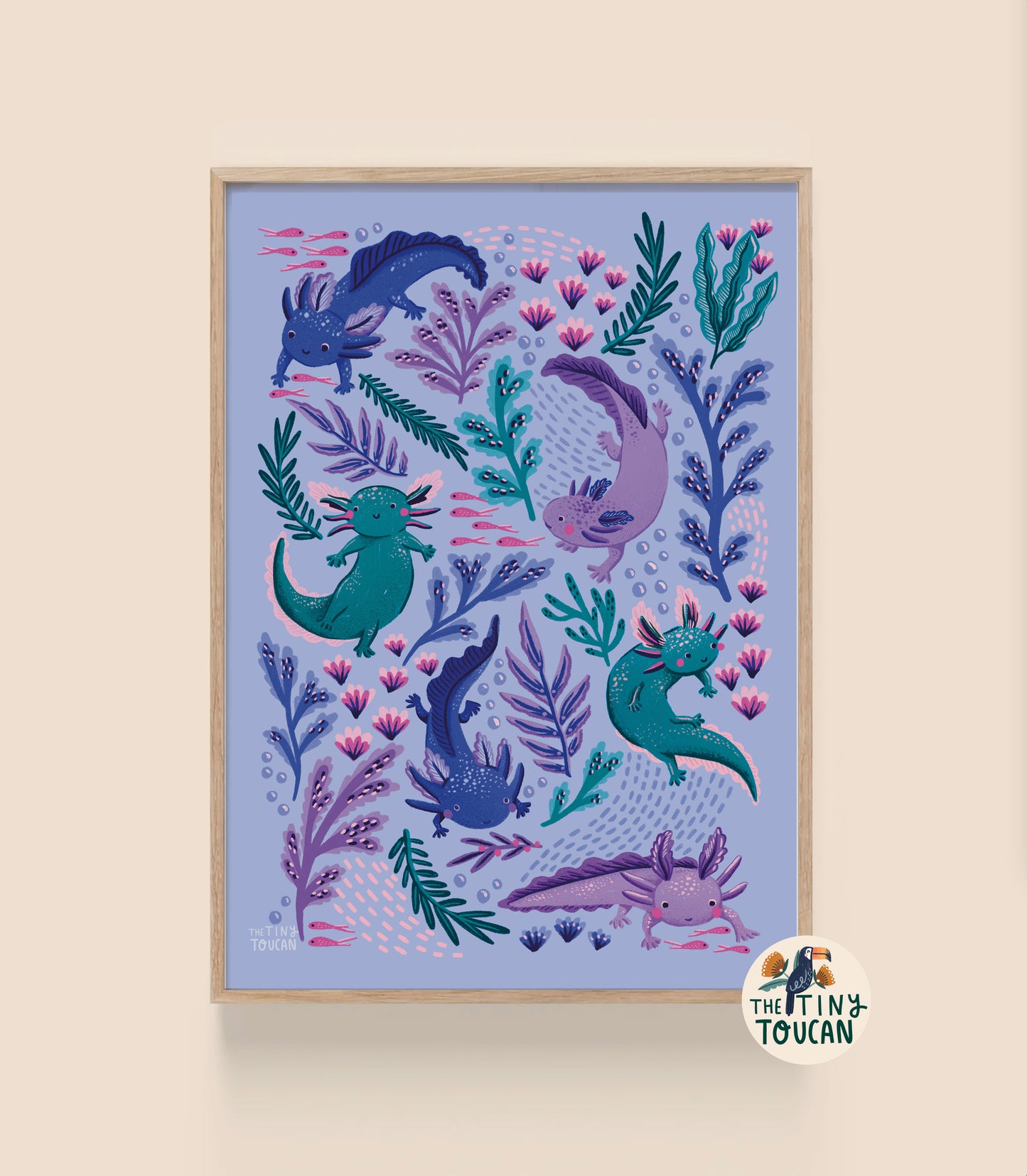 Axolotl Fine Art Print