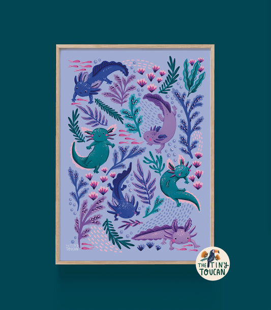 Axolotl Fine Art Print