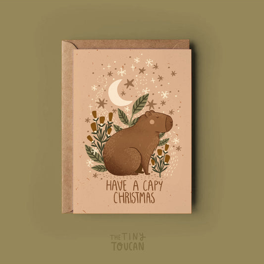 Capy Christmas Card