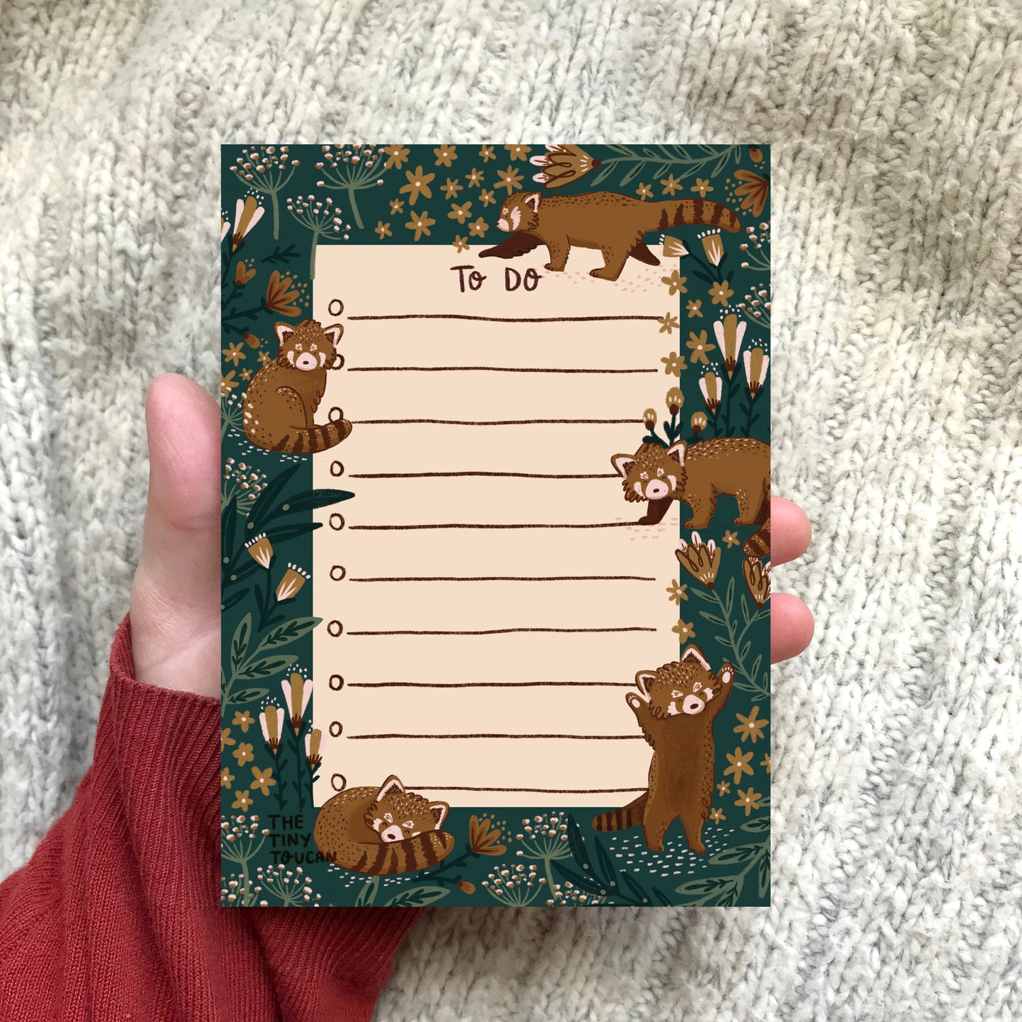 Red Panda Valentines Gift Box