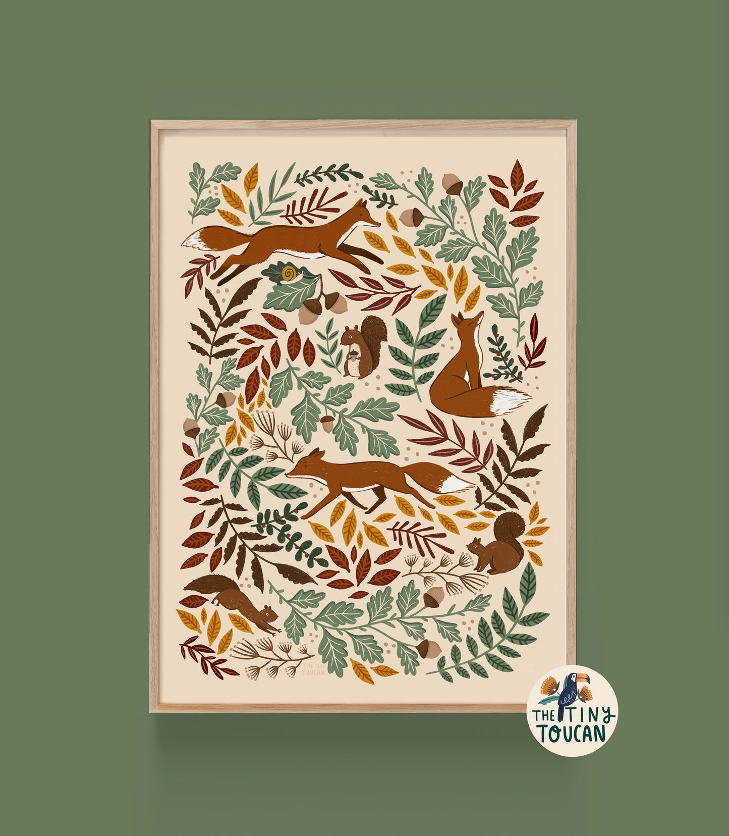 Foxes Fine Art Print